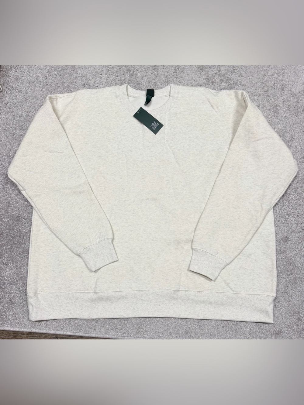 Wild Fable Women's Size XL 1X Pullover Oversized Sweatshirt Fleece Heather Gray